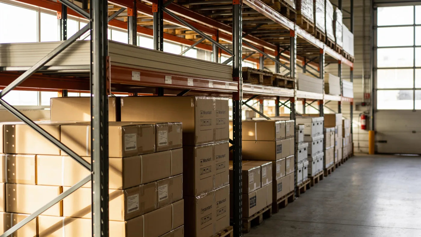 The Orange County warehouse, present day